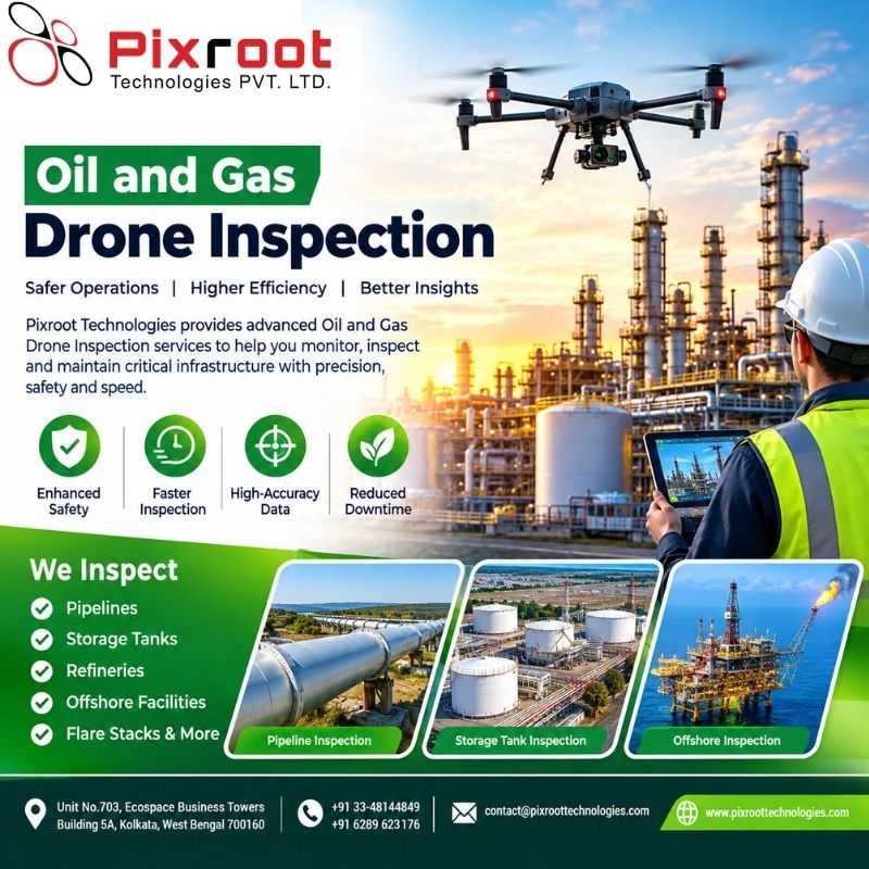 Professional Oil and Gas Drone Inspection Services in India
